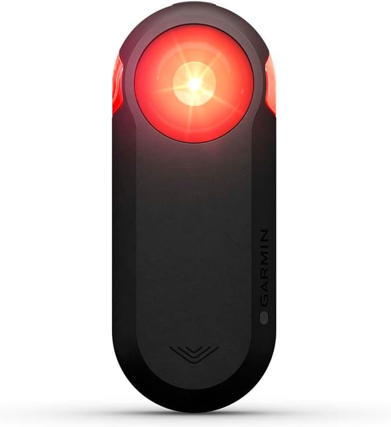 Garmin Varia RTL515 rearview radar tail light on white background